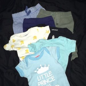 Bundle of onesies and pants
